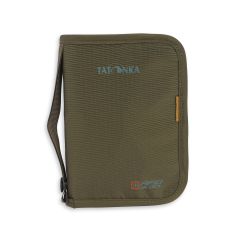 TRAVEL ZIP M RFIDB - Porte monnaie zippé Tatonka avec protection RFID - Olive