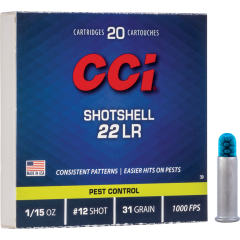 CART CCI C/22 LR SHOTSHELL PLOMB 12 (20/2000)