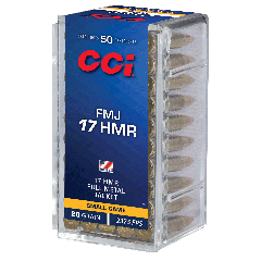 Cci C/17HMR FMJ 20 Grains (50/2000)