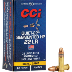 CCI C/22LR QUIET -22 SEGMENTED HP