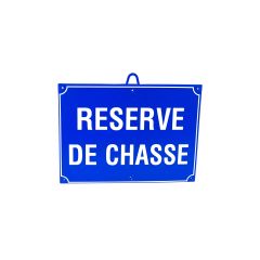 Chasse réservée dim 28 x 20 cm, Bleu