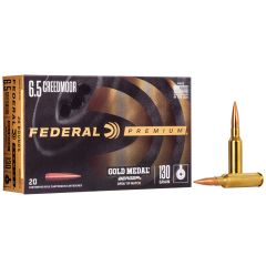 Munitions FEDERAL C/6|5mm Creedmoor 130gr Berger AR Hybrid OTM Tact - Boîte de 20