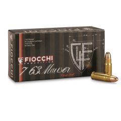 Cart Fiocchi c/7,63 Mauser fmj 88g