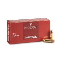 Cartouches Fiocchi c/38 super auto fmj 129gr ram.