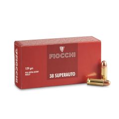 Cartouches Fiocchi c/38 super auto fmj 129gr ram.