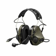 Casque 3M Peltor COMTAC VIII avec Micro et Câble NATO - Vert