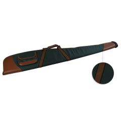 Etui Carabine toile verte bout renfort avec Poche long 135 cm