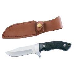 Couteau de chasse manche sculpté sous blister