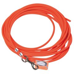 Longe biothane tubulaire Orange long 10 m