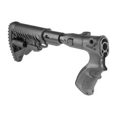 Crosse Fab Defense type M4 pour Remington 870 avec absorbeur de chocs - Noir