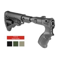 Crosse rétractable et pliante type M4 Fab Defense agRF 870 fk sb pour Remington 870 - Noire