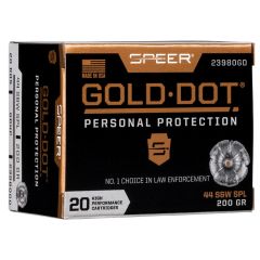 Munitions Speer® C/44 Spécial 200gr GDHP - Boîte de 20