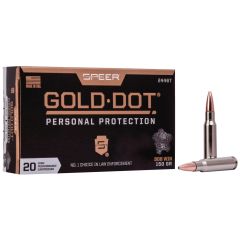 Munitions Speer® C/.308 WIN 168gr Speer Gold Dot - Boîte de 20