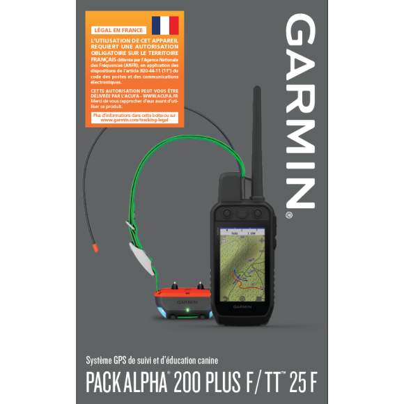 PACK GPS GARMIN ALPHA 200F PLUS TT25R VERSION F