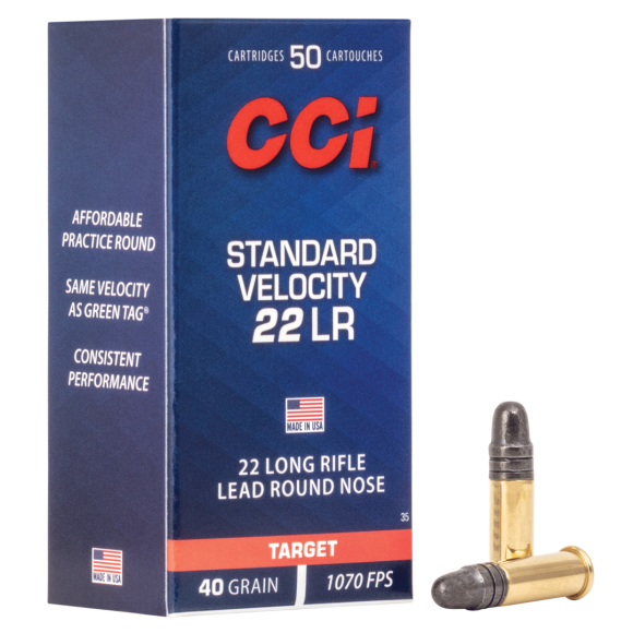 Cci C/22LR Standard Velocity 40 Grains (500/5000)
