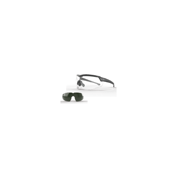 LUNETTES EDGE TAC ROLLING THUNDER - REGLABLES - NOIRE - KIT 2 ECRANS INC/FUME