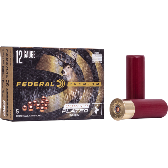Chevrotines Federal cuivrées C/12/76 15 grains - Taille  8,38mm