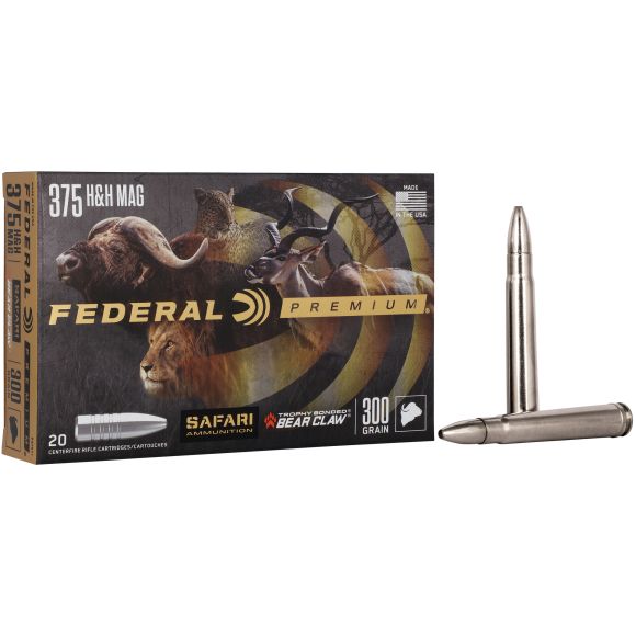 Balle Federal Ogive Trophy Bonded Bear Claw C/375 HH 300 GRAINS