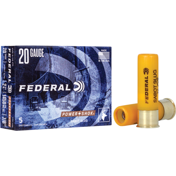 Balle Federal Power-shok sabot slug C/20/70 23g