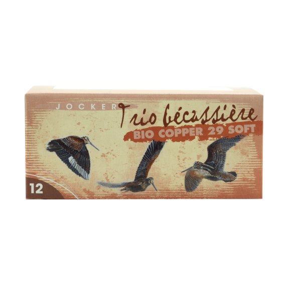 BOITE DE 10 CART JOCKER BIO TRIO SOFT BECASSIERE CUIVRE 29G C/12/70/25 PB 7/8/9