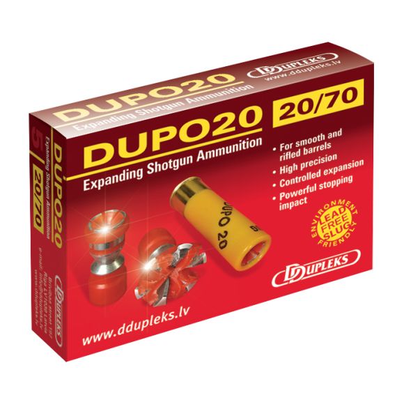 Cartouche a balle DDupleks dupo 20 c/20/70