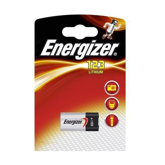 Pile energizer lithium cR123