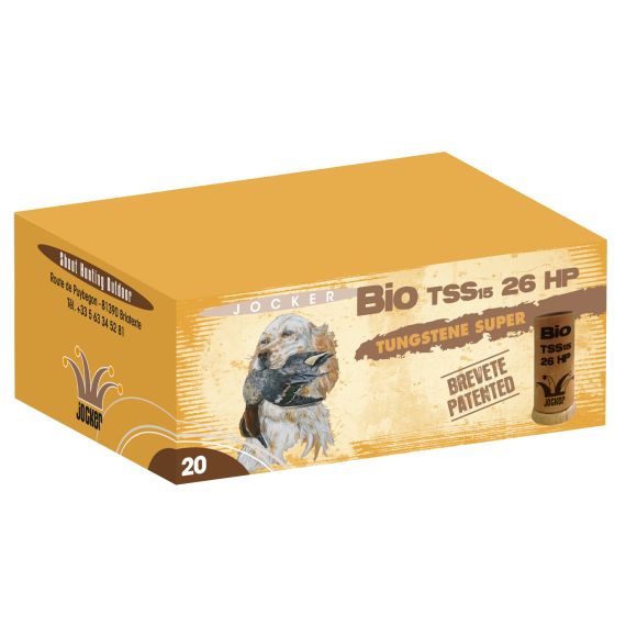 Boîte de 10 cartouches Jocker BIO TSS 26 HP C/20/70/16 - Bourre biodégradable - N°7
