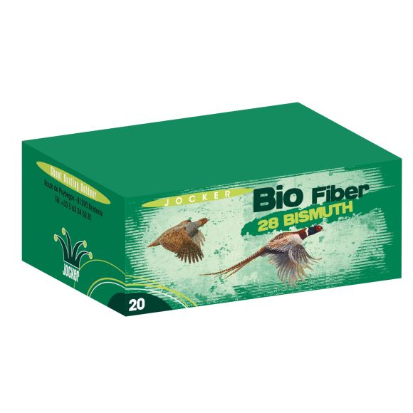 Boîte de 10 cartouches Jocker BIO Fiber 28 Bismuth C/20/70/16 - Bourre biodégradable - N°4