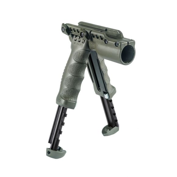 Poignée avant Tactique rotative et bipied fab t-pod g2 fa avec support lampe - Vert od
