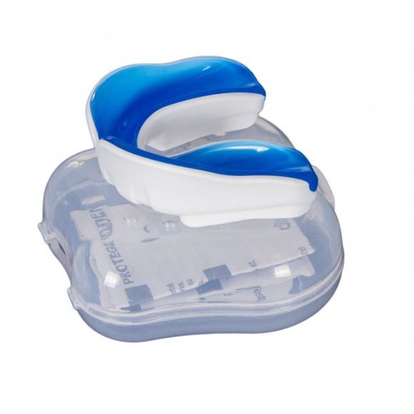 Protège dents gel Metal Boxe - Blanc/Bleu