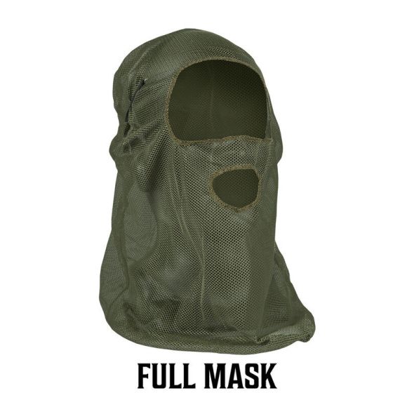Cagoule Mesh Primos Avec Trou De Bouche - Camo Od Green